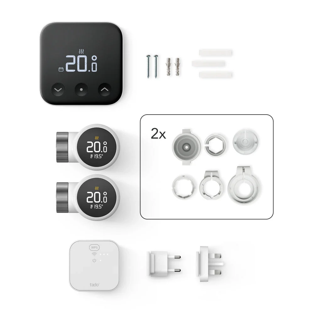 Starter Kit mit 1 Verkabelten Smarten Thermostat X und 2 Smarten Heizkörper-Thermostaten X - Image 5